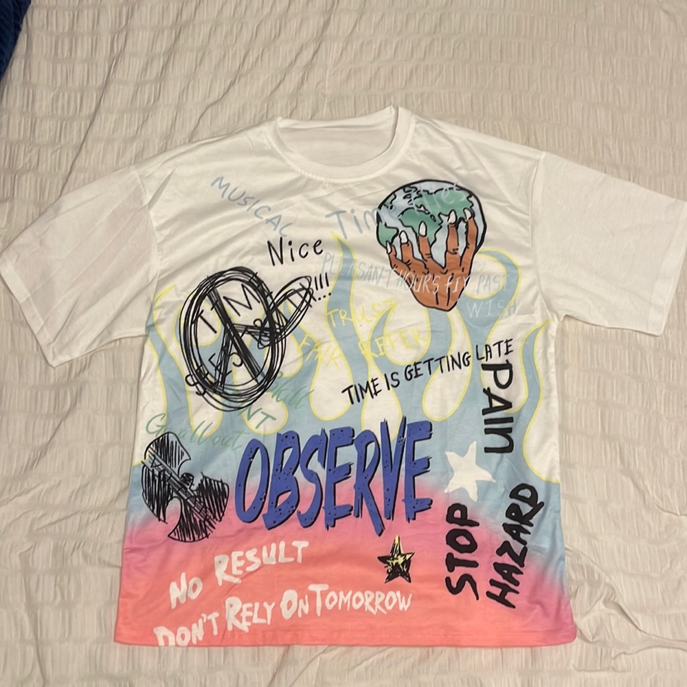 large abstract shirt